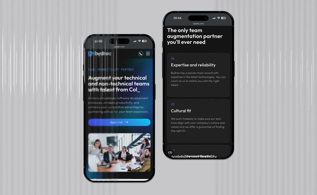Bydrec iPhones project preview