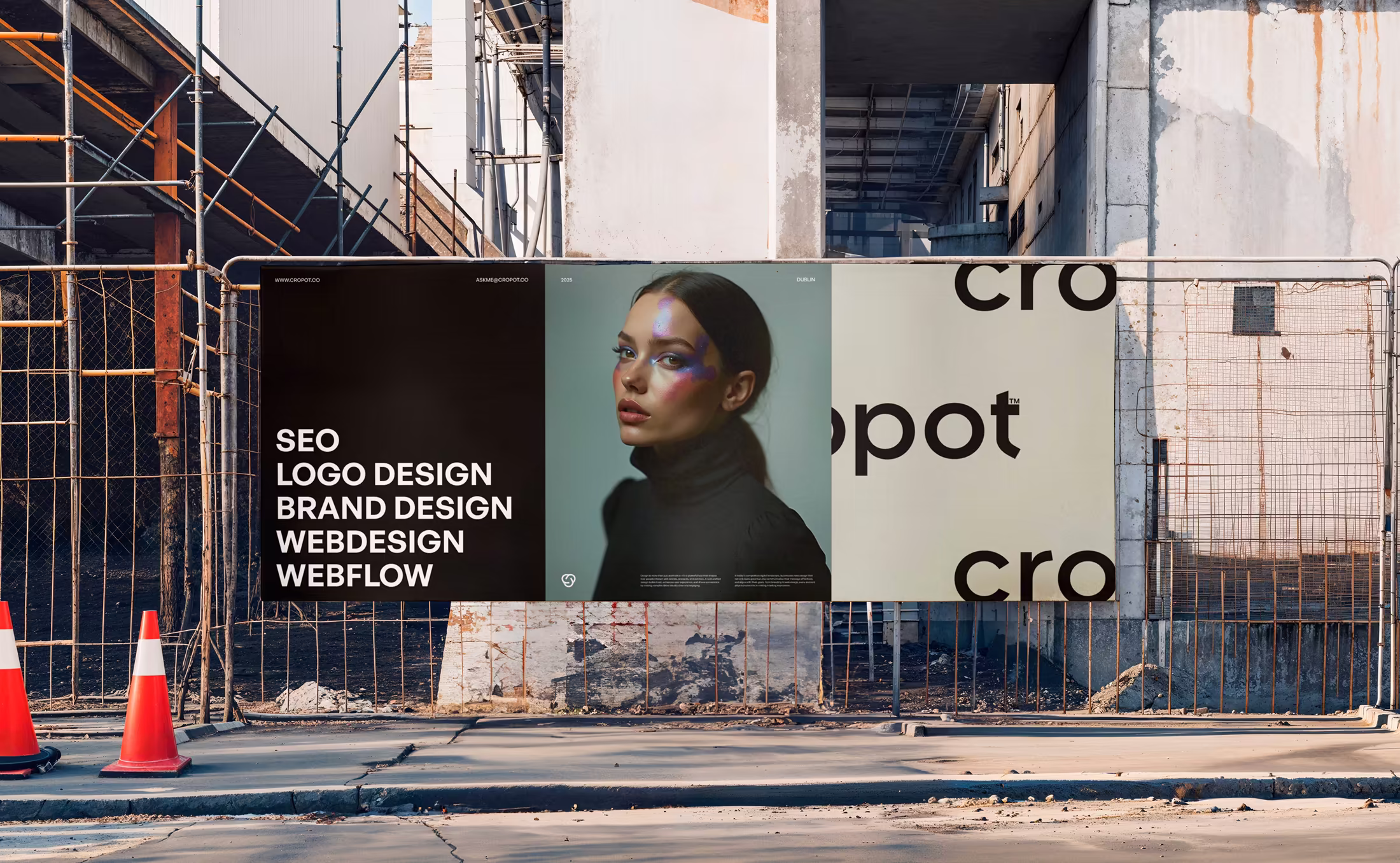 cropot about bill board